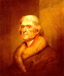 Em 1776, Thomas Jefferson redigiu a Declaração de Independência dos Estados Unidos da América.