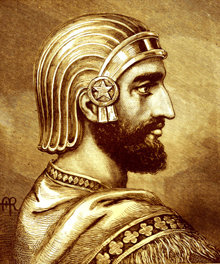 Ciro, o Grande, o primeiro rei da Pérsia, libertou os escravos da Babilónia em 539 a.C.